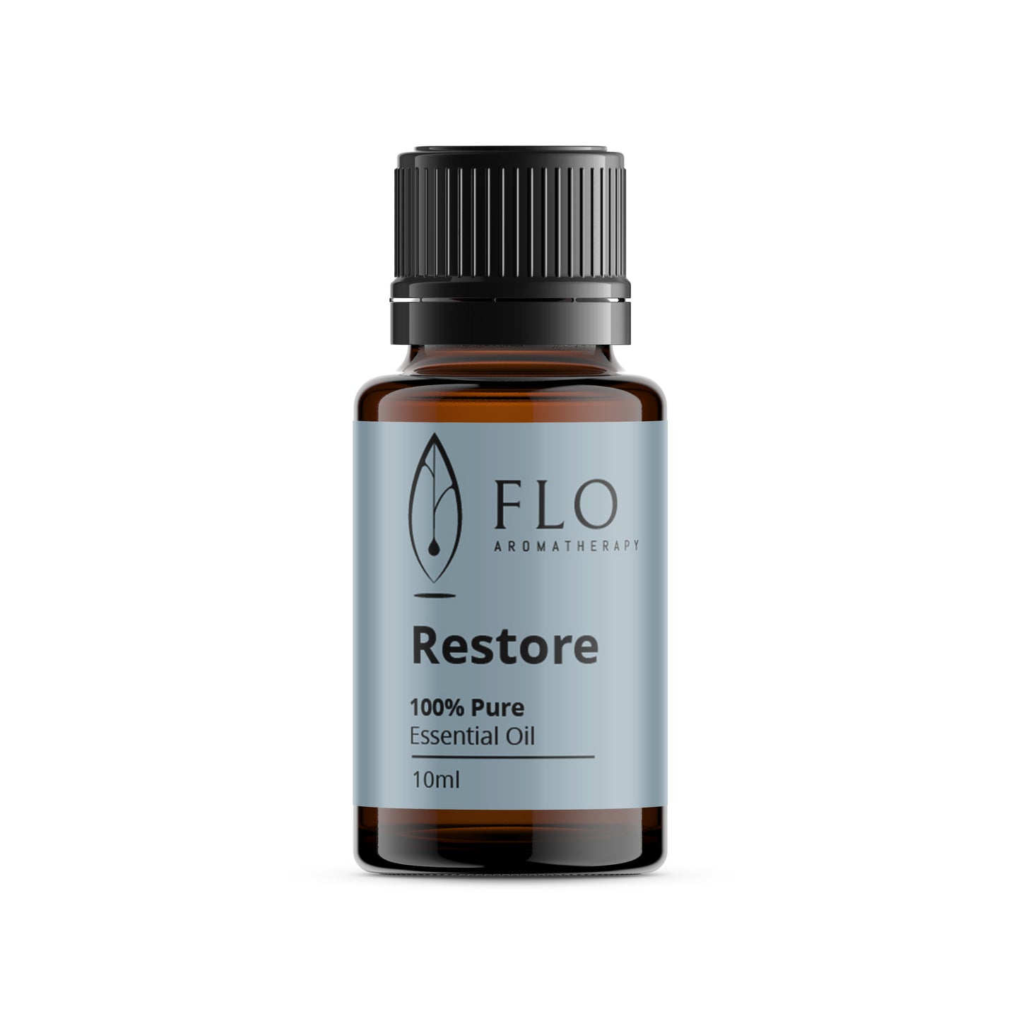Restore Essential Oil Blend bottle with invigorating oils like ravintsara, peppermint, and eucalyptus
