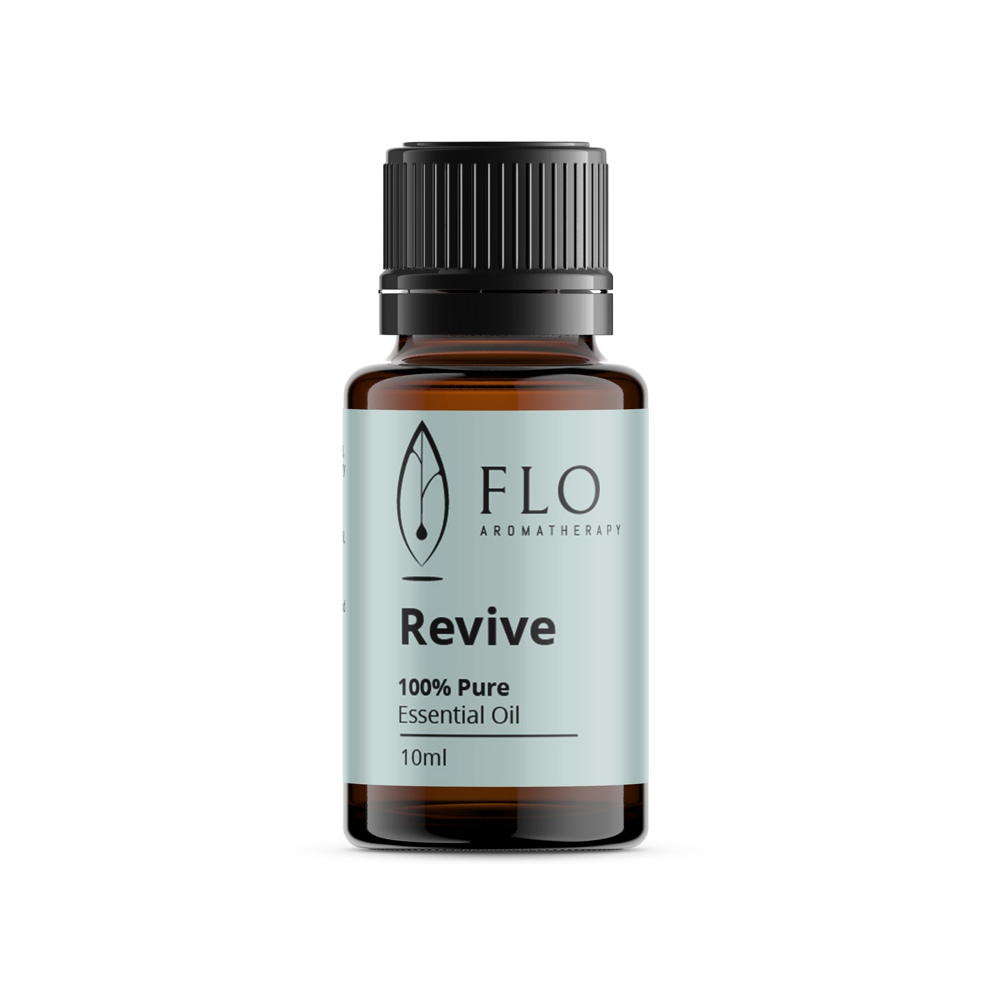 Revive Essential Oil Blend bottle with citrus, spice, and woodsy essential oils for energy and focus.