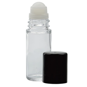 30ml Clear Glass Roller Bottle